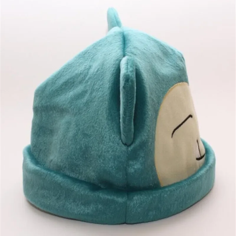 Pokemon Snorlax หมวก Kawaii รูปการ์ตูนหมวกคอสเพลย์แฟชั่นเครื่องประดับของเล่นเด็กผู้หญิงของขวัญ