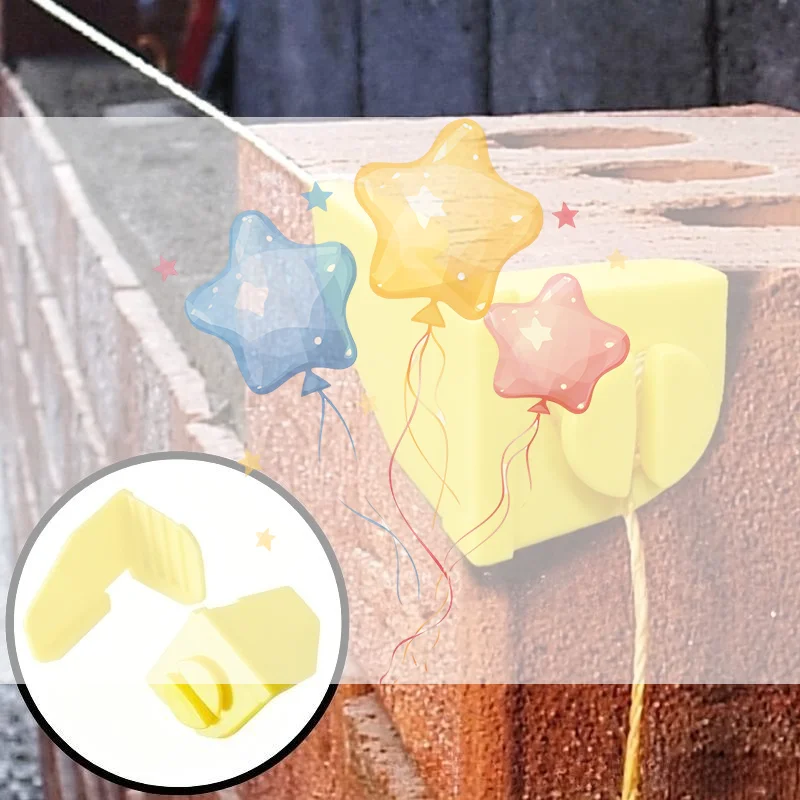 1/2/4 PCS Heavy Duty Plastic Brick Liner Clips Stable Fixation Strong Grip For Masonry Construction Projects