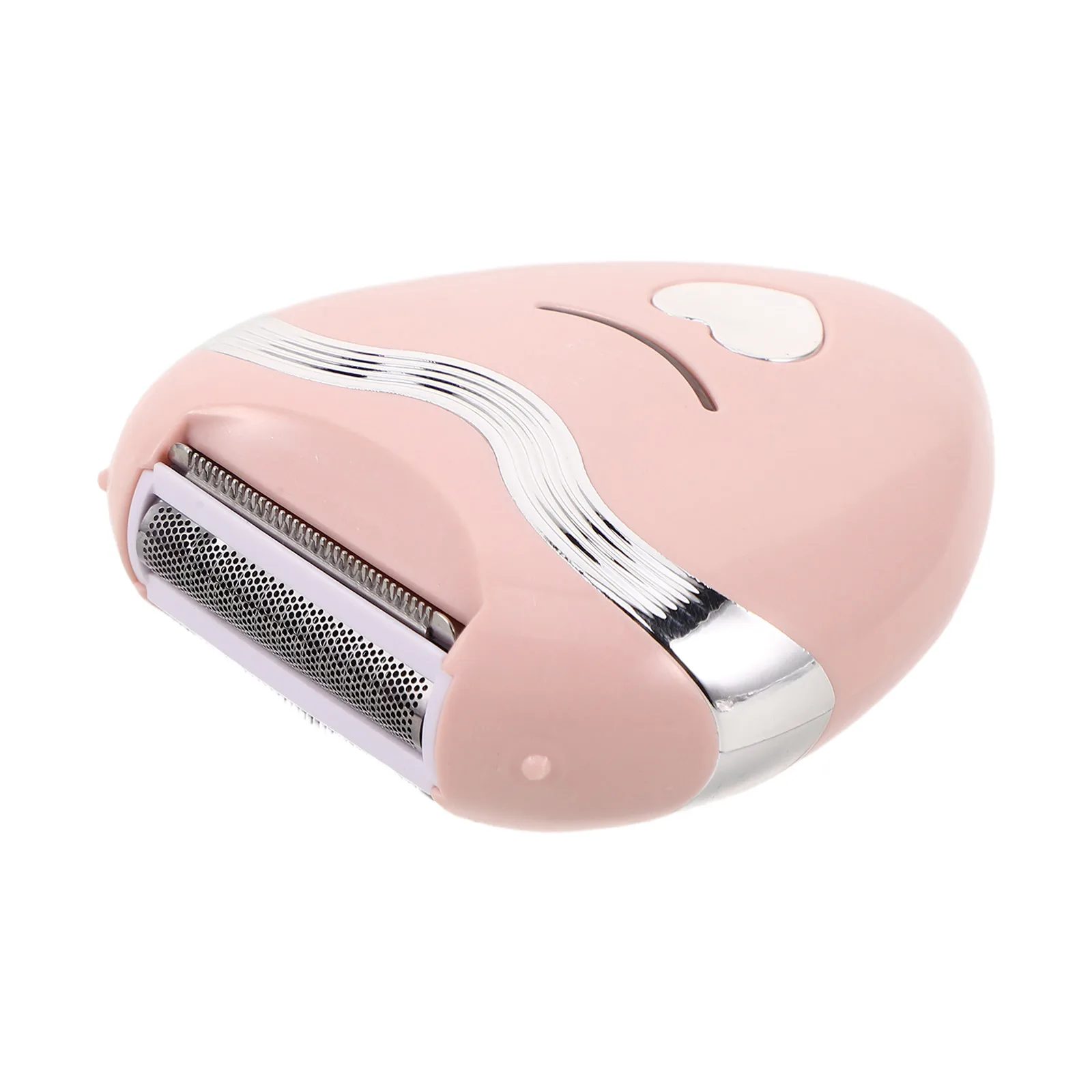 

Private Trimmer Women Hair Remover Pink Metal Female Shaver Heart Shape Travel Portable Waterproof Razor Bikini Area