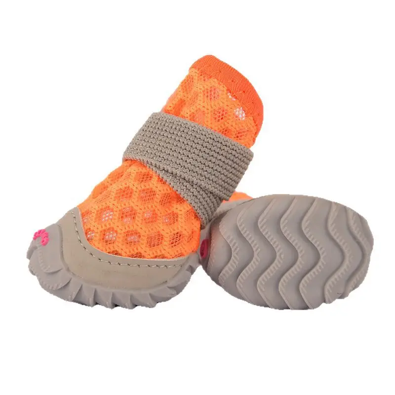 Dog shoes spring and summer pet teddy than bear mesh soft sole breathable, soft sole breathable small dog dog shoes view 5