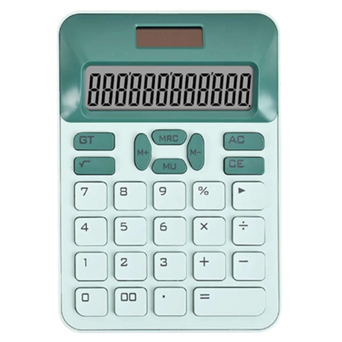 

ONCE 12-Digit Large LCD Display Calculator Standard Function Calculator with Solar & Battery Dual Power