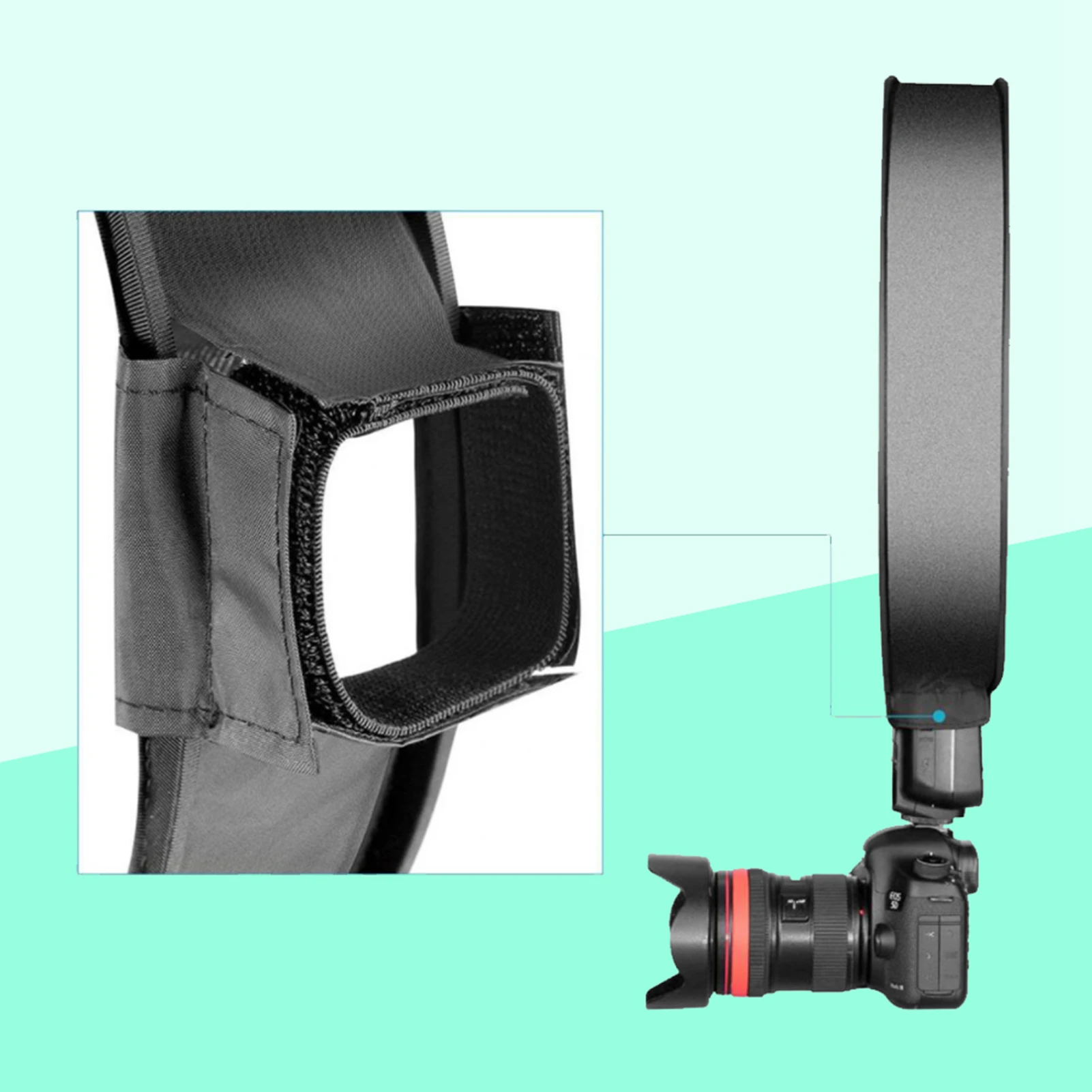 Softbox Pieghevole 18x18x6 Cm Per Luce LED – Diffusore Per Fotografia, Con Custodia