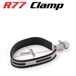 Motorcycle Yoshimura Exhaust Pipe Escape System 51mm R77 Muffler Fixed Circle Carbon Holder Clamp Fixed Ring Support Bracket