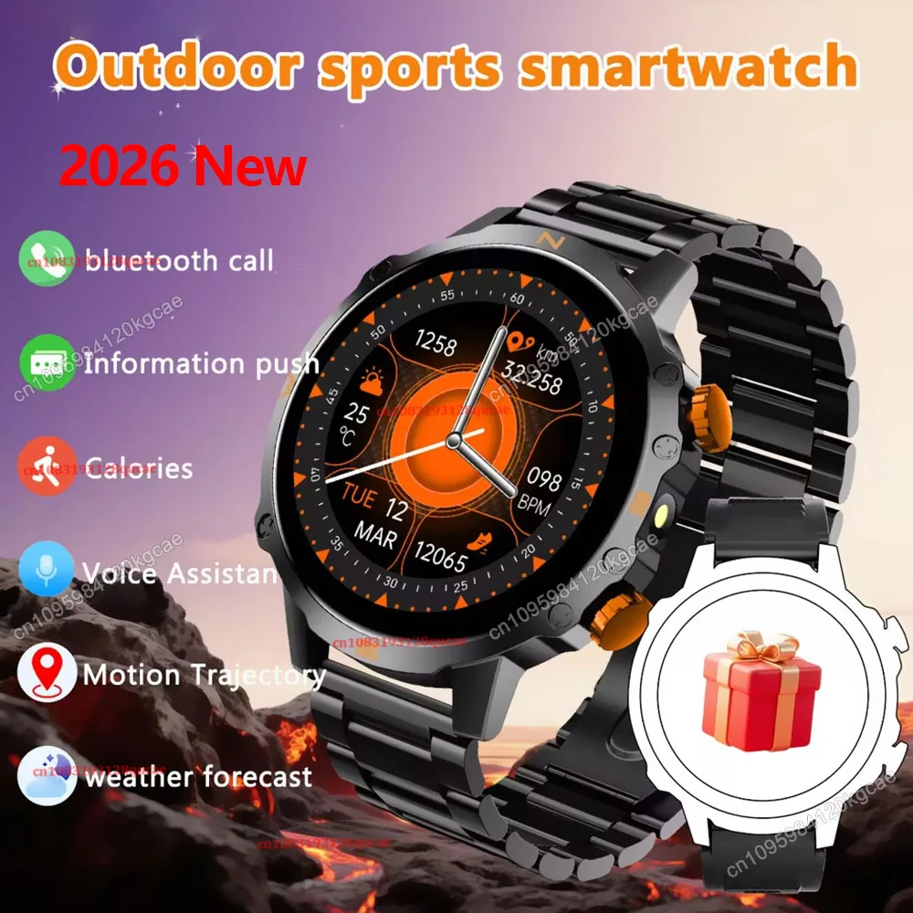 Neue Smartwatch mit 1,5'' HD-Bildschirm, KI-Sprachassistent, BT-Anruf, Nachrichtenpush, 100+ Sportarten, modische Smartwatch für Männer und Frauen, Geburtstagsgeschenke.