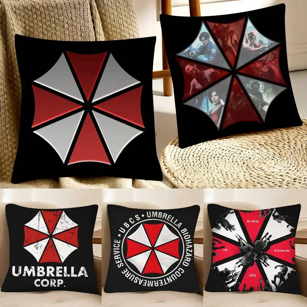 1pc Game R-RESIDENT EVIL Pillow Case Fashion Square Pillowcase Bedroom Sofa Room Ins Decoration Leisure
