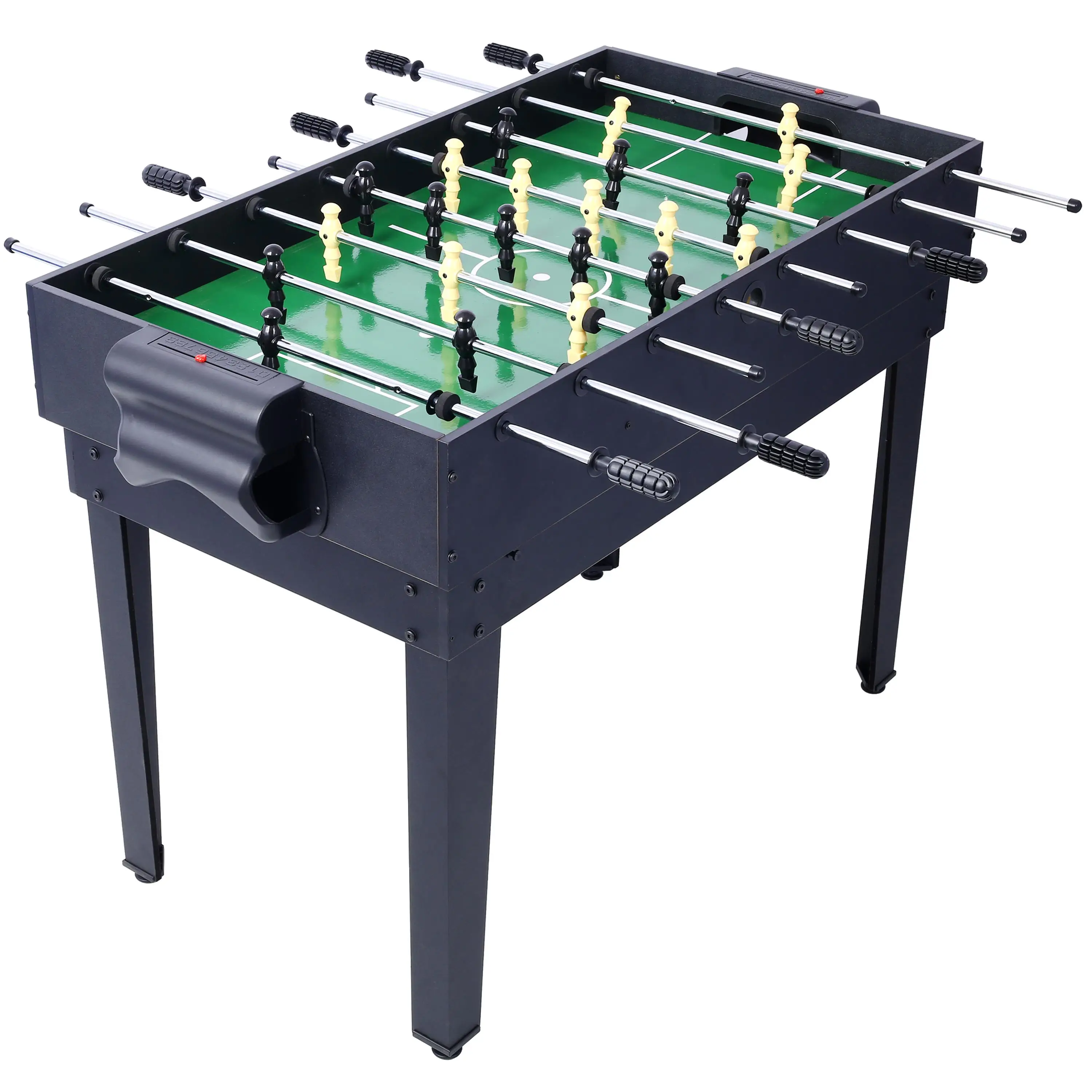 5-in-1 Multi Game Table - Billiards, Air Hockey, Foosball, Pong & Basketball - Black/Blue