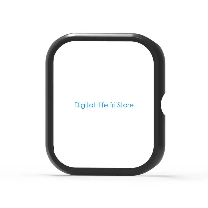 E06D Shockproof Screen Protector Sleeve Hard Case Frame Housing Protective Cover Bumper Shell Compatible for Haylou RS4 Watch