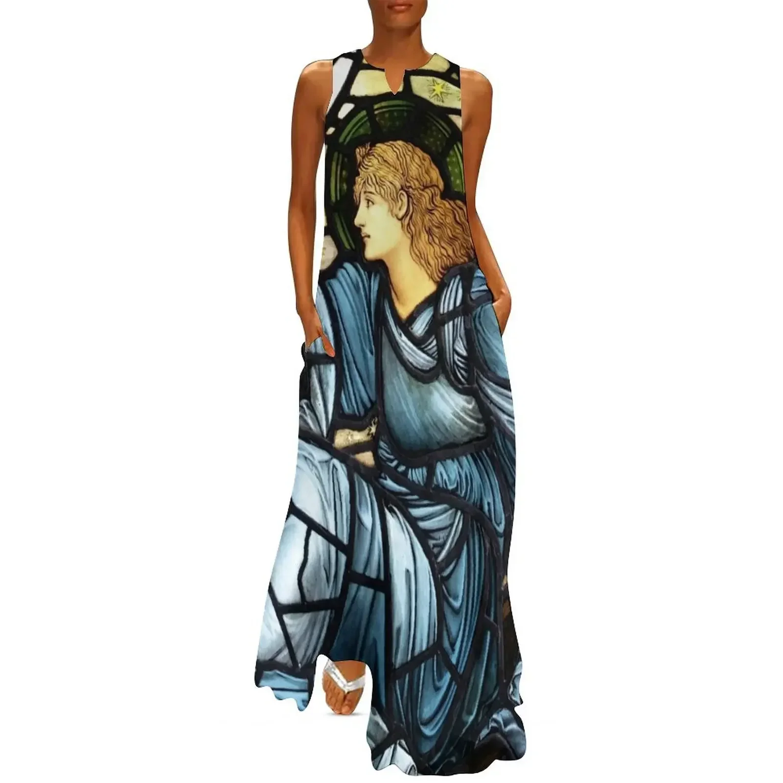 

Edward Burne-Jones The morning star Long Dress Women's summer skirt evening dress ladies beach outfits for women Dress