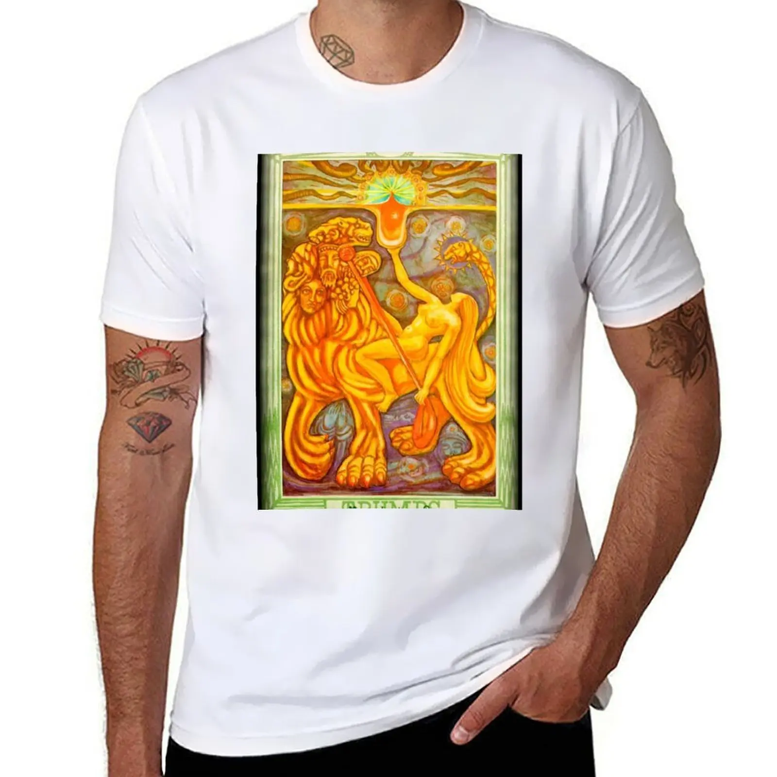 

Thoth Tarot - XI - Lust. T-Shirt funny t shirts dark humor man t shirt luxury T-Shirt