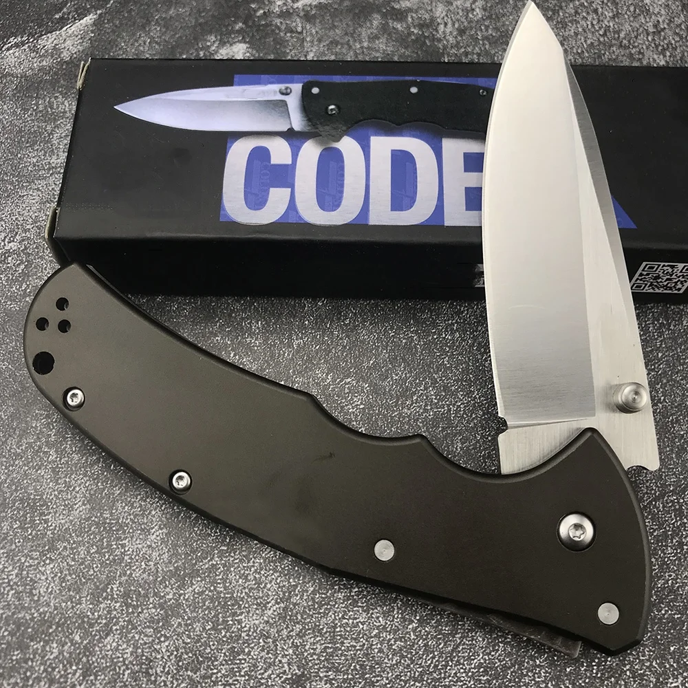 Cold Code 4 Mark S35VN Blade Aluminum Handle Outdoor Tool Tactical Camping Hunting Knives Survival Pocket EDC Folding Knife