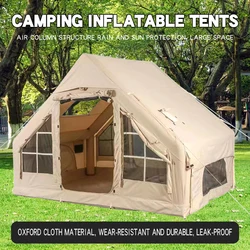 6.3㎡ road trip thickened rain and dew camp fast open leisure tent outdoor inflatable hut camping