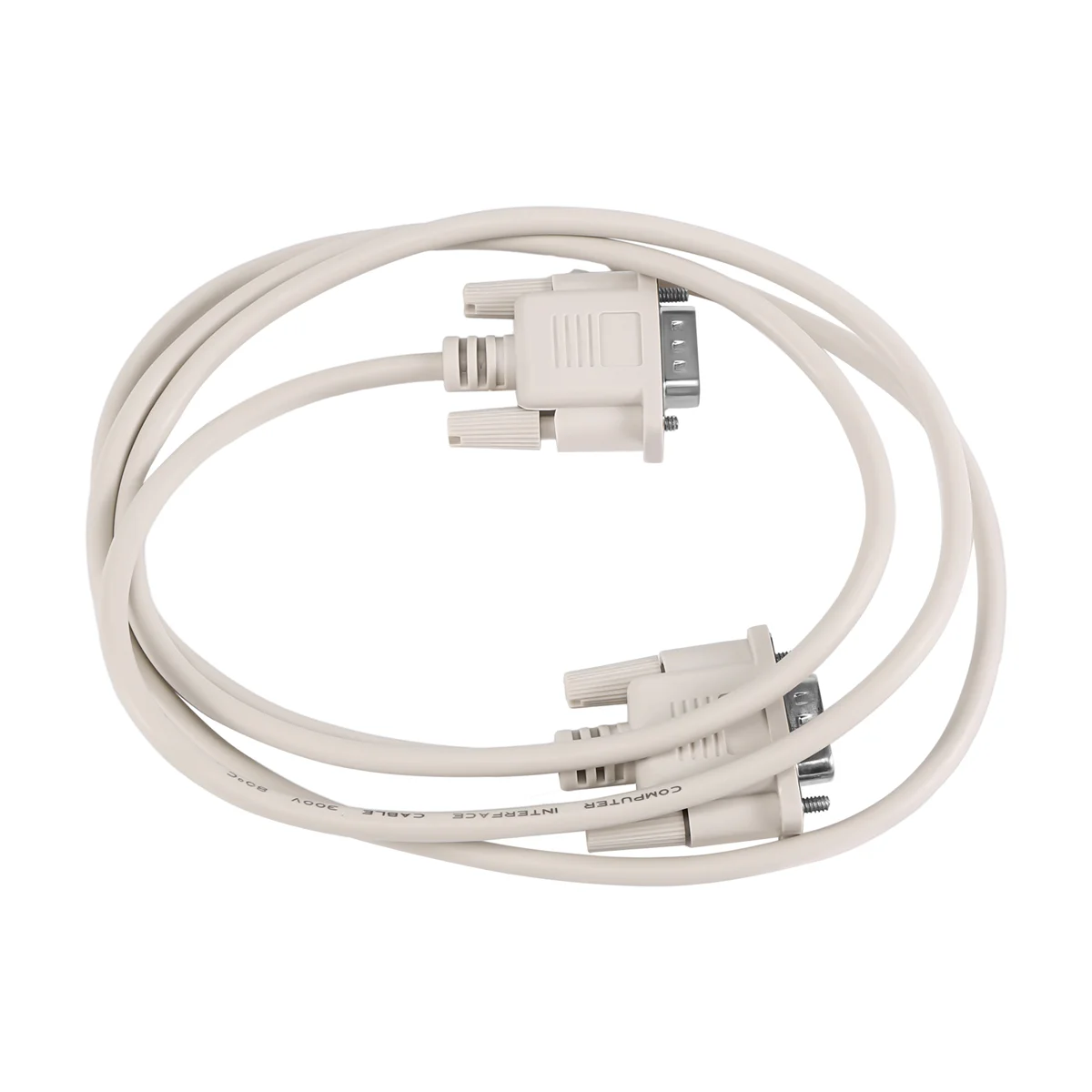 1.4M RS232 DB9 9-pinowy męski na VGA Video 15-pinowy męski kabel adaptera Jasnoszary