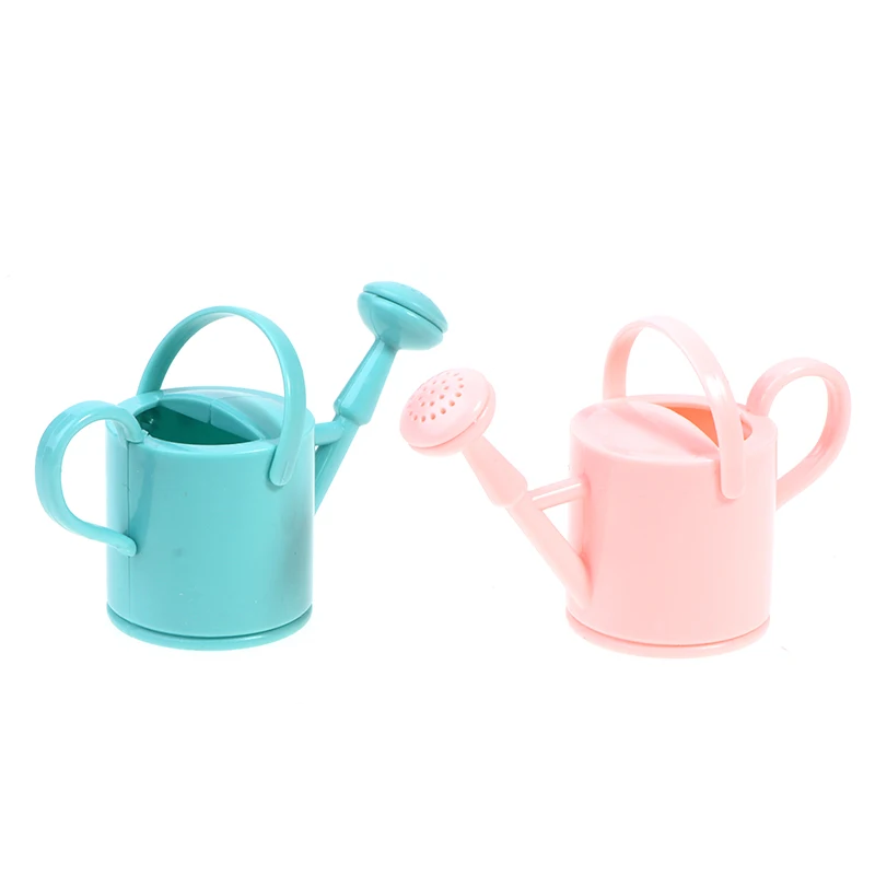 2pcs 1/12 Watering Can Garden Miniature for Kids Acces Dollhouse Furniture Doll Accesories Home Decoration Accessories