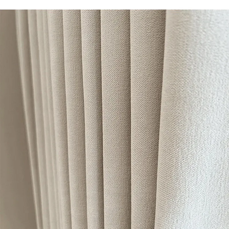 NH4133Thickened blackout shaped environmentally friendly mother and baby curtains for bedroom