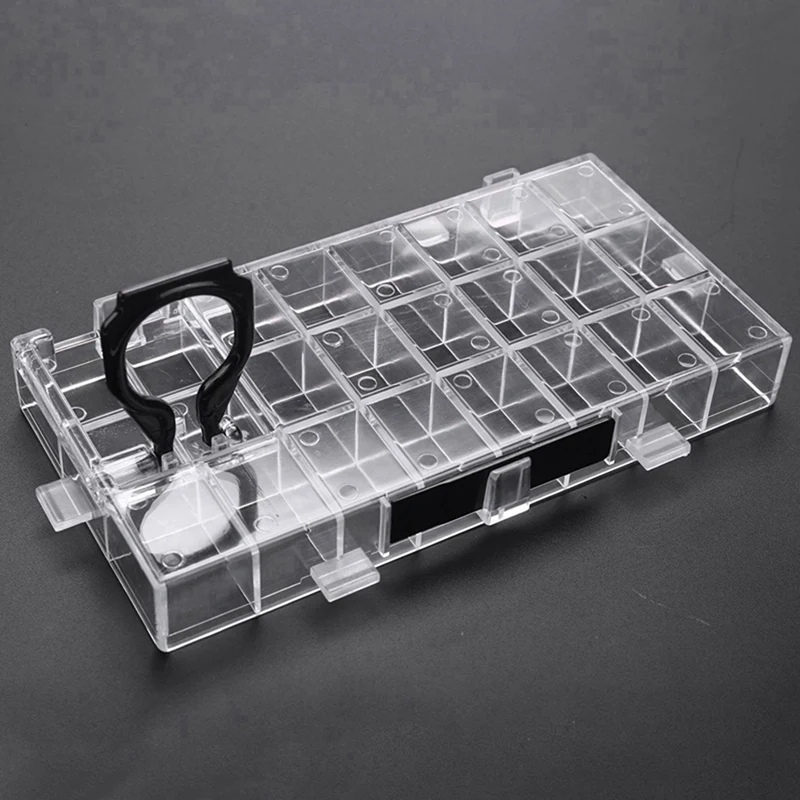 3X 24-Well صندوق لوحة ألوان مائية محكم للتسرب للألوان المائية نصف المقالي والأكريليك والغواش والطلاء الزيتي