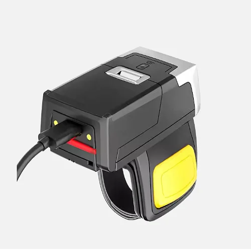 XHB-H5000 2024 New Rugged Portable Wearable Finger Ring 2d Wireless Bt Barcode Scanner for Warehouse Retail Store