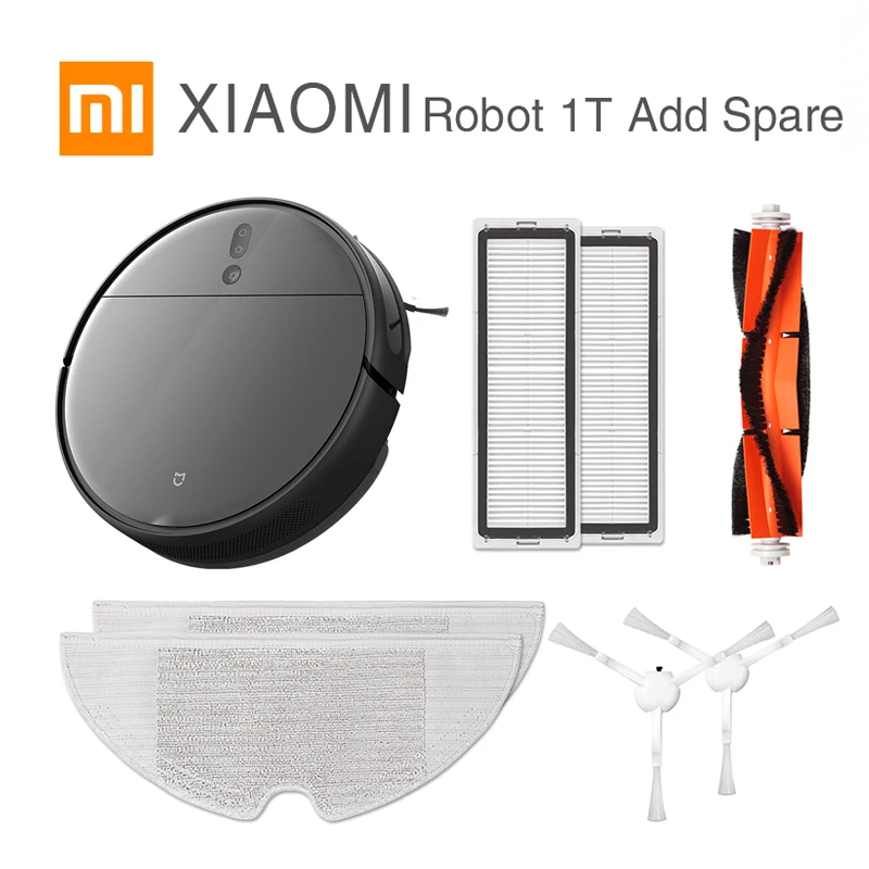 

XIAOMI MIJIA Robot Vacuum 1T 2 Pro+ Sweeping Wet Mopping Cleaner For Home Dust Sterilize 3000PA Cyclone Suction WIFI APP Smart