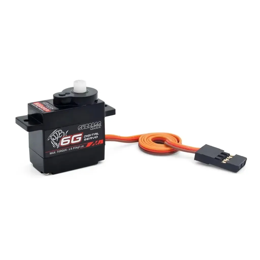 S0002P 2G Digital Servo Plastic Transmission High Torque High Speed Low Voltage Micro Servo with Arm Screw for RC Airplane Model