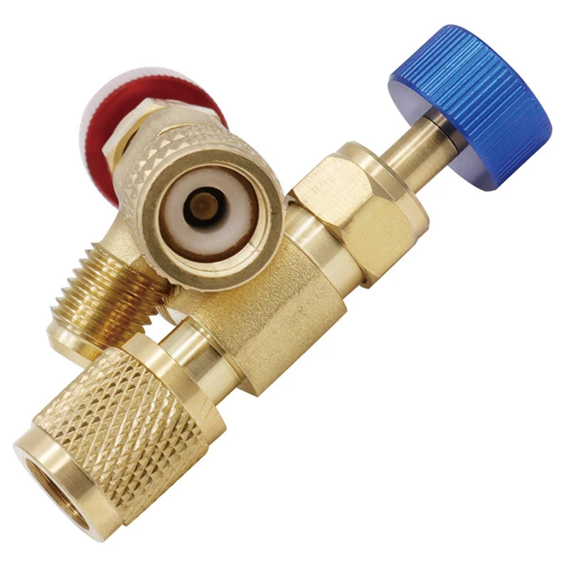 Condicionado Plus Válvula Líquido de Segurança R410 Refrigerante Interruptor de Manutenção de Vácuo Faça Você Mesmo Acessórios Ferramenta de Detecção Novo ar