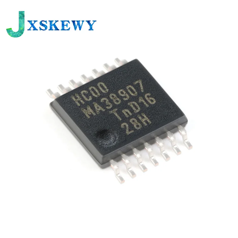 10Pcs 74HC00PW SN74HC00PWR TSSOP-14 Logic Chip and Non-Gate 2 Input SMD