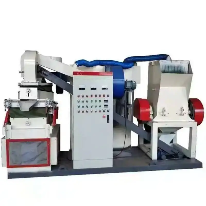 Cost-effective copper wire recycling cable making Mini copper granulator machine Min Scrap Copper Cable Wire Stripping Machine