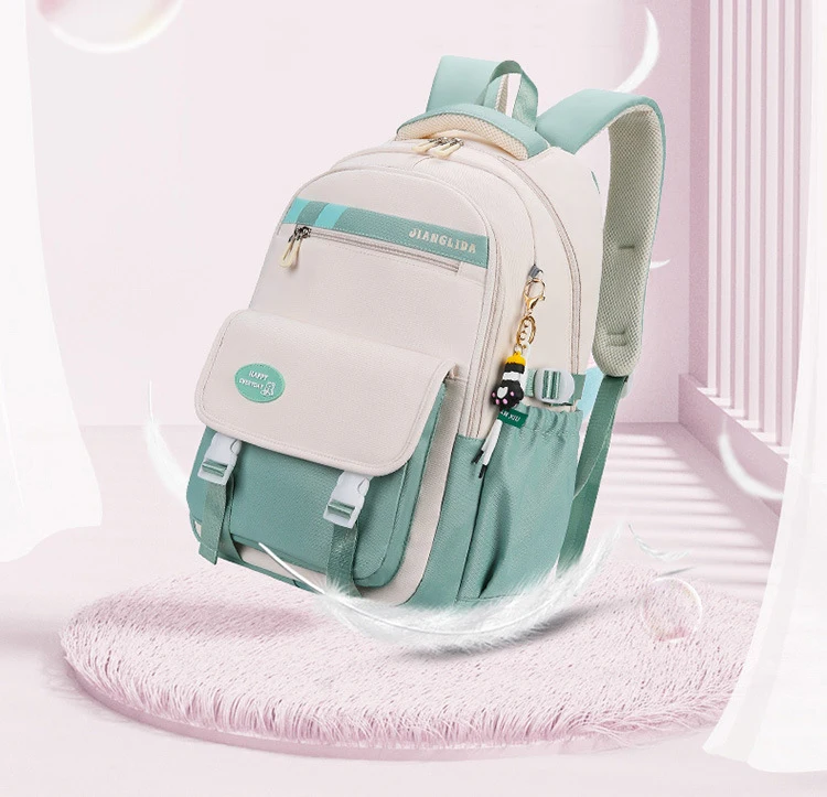 Backpack Children School Bag Back Pack For Boy Girl Kid Child Teenager Class Schoolbag Primary High Bookbag Female Women Teens