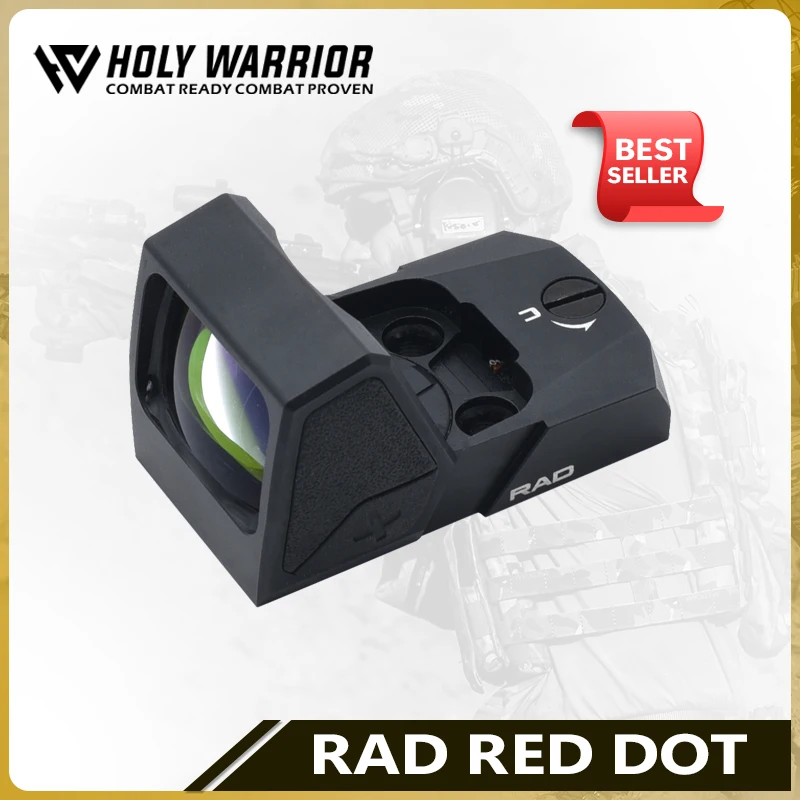 

Crimson Trace RAD Compact Open Reflex Pistol Sight with Integrated Co-Witness for Compact and Subcompact Handguns