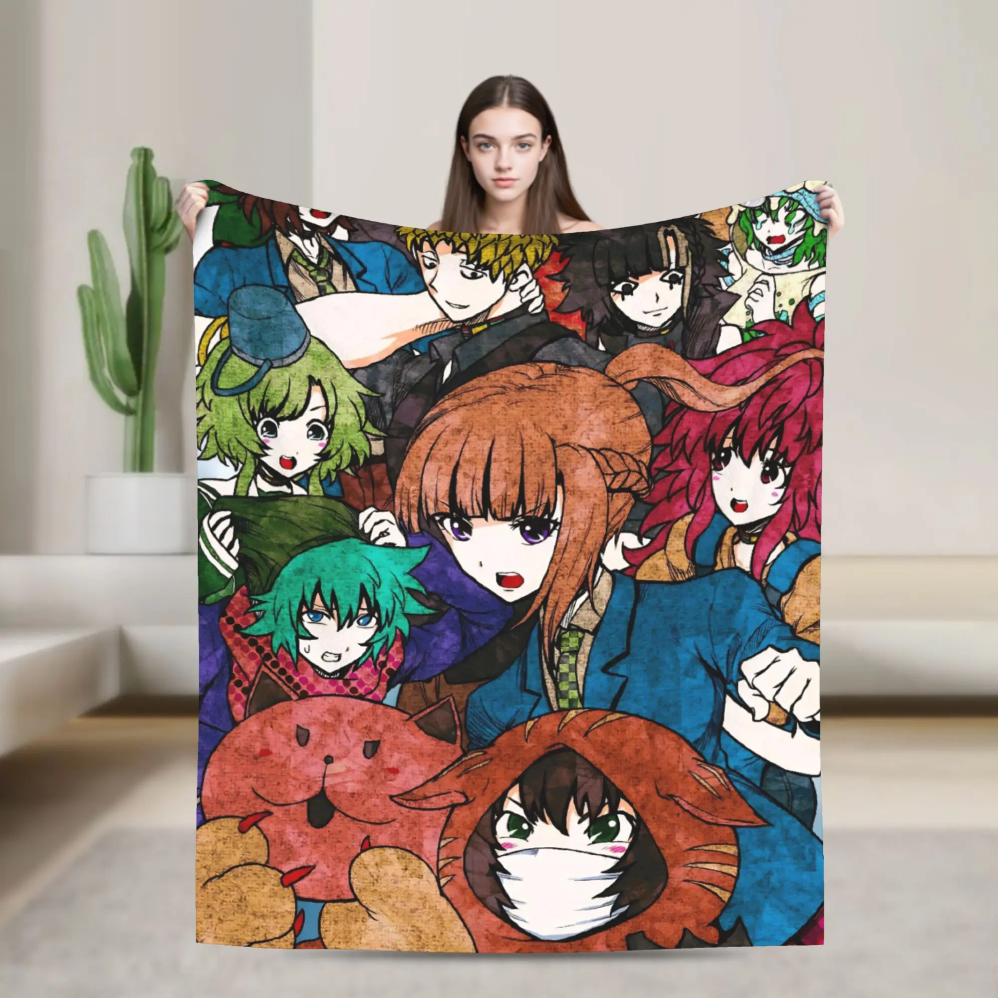 شين سو Idk سارة بطانية دافئة دورك للموت لعبة السفر أفخم الفراش يلقي الأريكة كرسي الفانيلا المفرش أريكة غطاء سرير