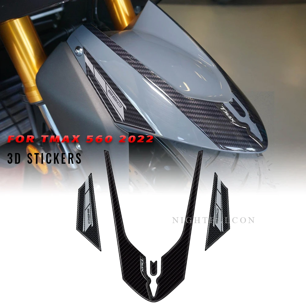 

fender protection Sticker 3D Tank pad Stickers Oil Gas Protector Cover Decoration For yamaha tmax 560 2022