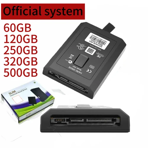 Imagen 1 del producto Disco duro interno HDD para consola de juegos, disco duro para Microsoft XBOX 360 Slim, 60GB, 120GB, 320GB, 250GB, 500GB, 360 GB
