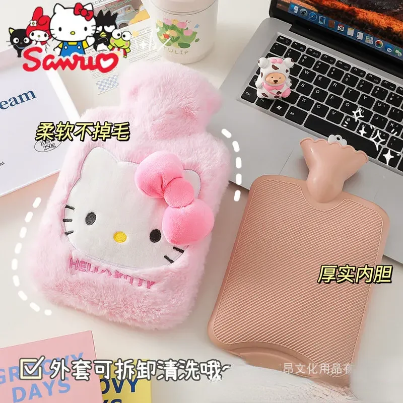 Cute Thickened Hot Water Bottle Student Warm Baby Water Filling Belly Hot Water Bottle Children Christmas Holiday Gift 18*27cm