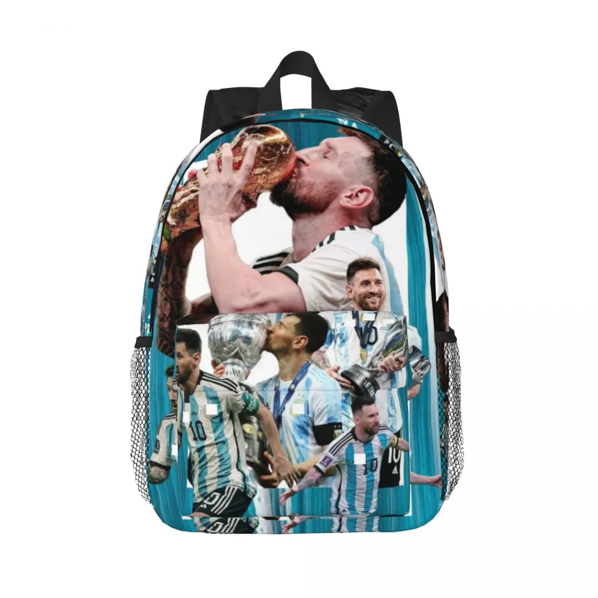 L-Lionel-La-Pulga-Messi-i For Girls Boys Large Capacity Student Backpack Lightweight waterproof Backpack 15inch
