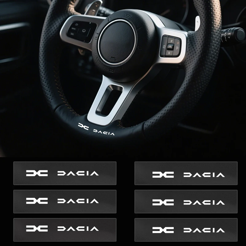 

Car Interior Random Stickers Car Goods Car steering wheel Decal For dacia duster spring logan sandero jogger lodgy bigster