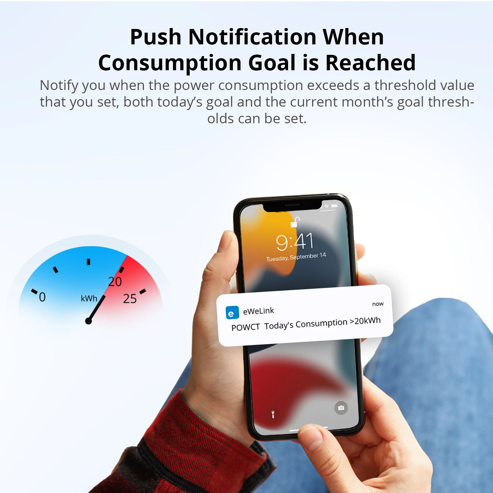 SONOFF POWCT POW Ring Smart Power Meter Non-contact Current Transformer Energy Monitor eWeLink APP Data Hold via Alexa Google