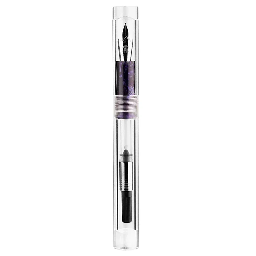

Majohn C1 Dropper Fountain Pen Fully Transparent Large Capacity Ink Storing Iridium EF F M Fashion Office Writing Gift Pen