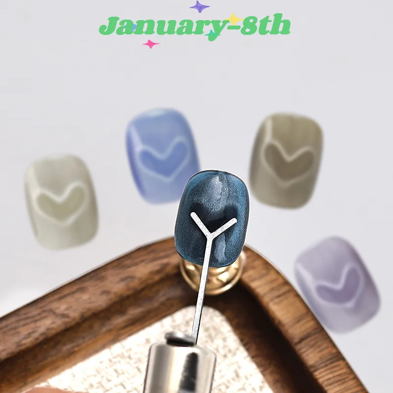 Love Cat Eye Magnetic Stick Nail Art Tools Small Iron Piece Magnet Stick Create Bunny Pattern Magnetic Polish Effects Nail