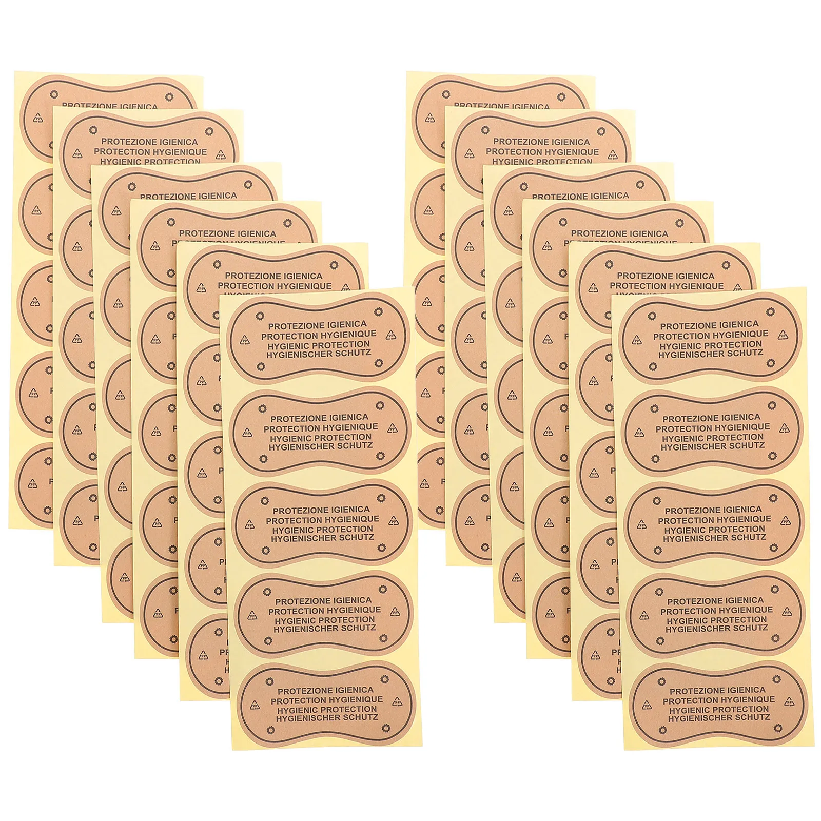 100 قطعة من ملصقات بطانات الملابس الداخلية النسائية المقاومة للتسرب، وسادات لاصقة مريحة مناسبة لملابس السباحة والملابس الداخلية والحماية اليومية #6