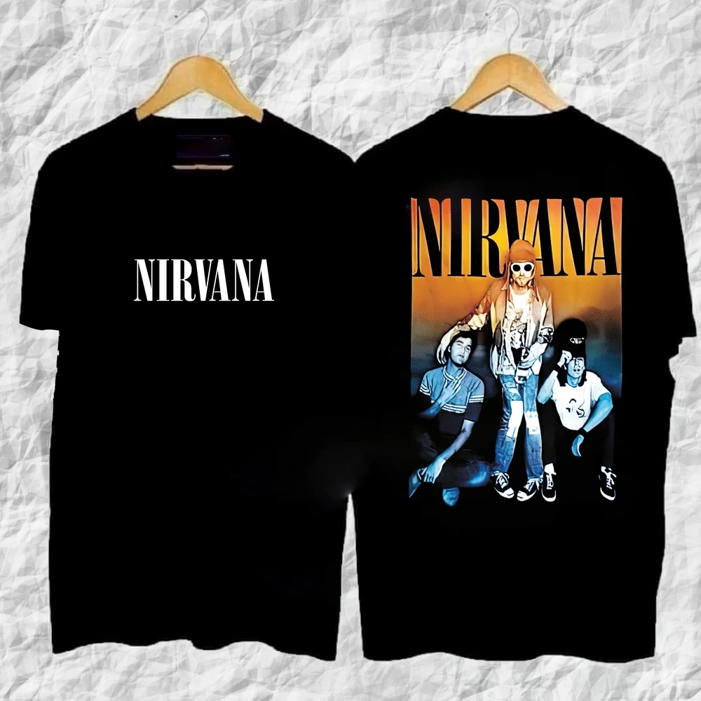 Rock Band Shirt Nirvana Nevermind Thai Kurt Kuben Men Fashion Short Sleeve 100%cotton Shirt Rock Band Tshirt CartoonTops Tees view 5