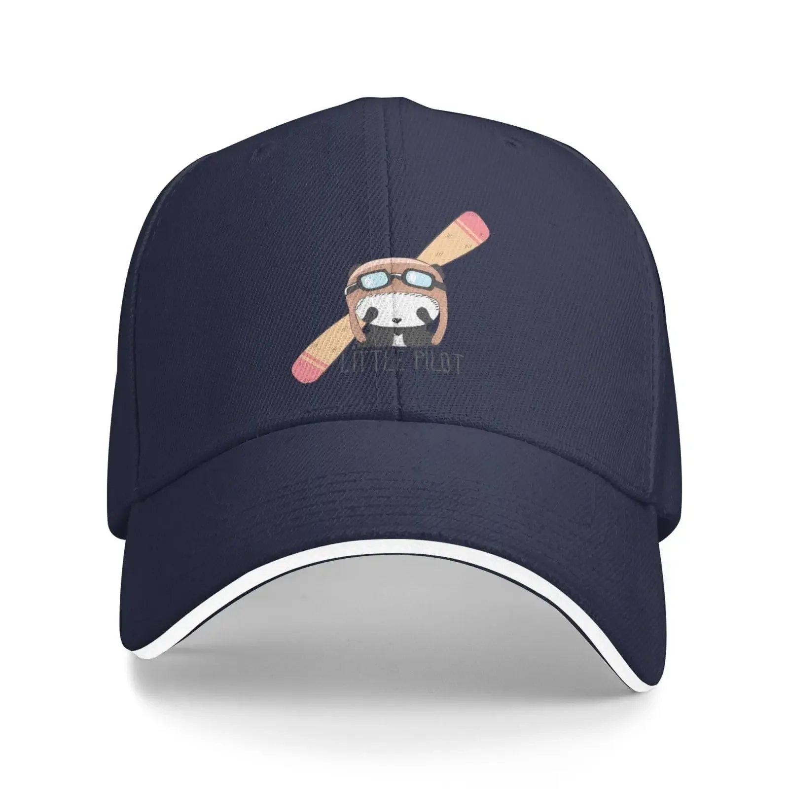 Cute Panda Pilot Baseball Caps for Men Women Adjustabl Unisex Dad Hat Outdoor Leisure Sports Casquette Adjustable Dad Day Gifts