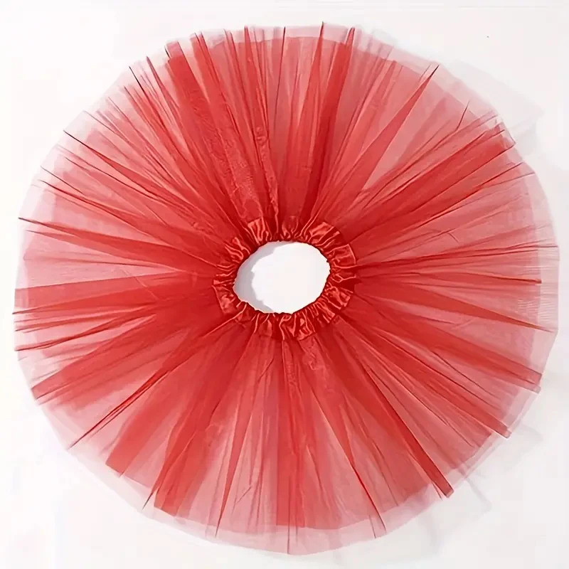 Mini Tutu Skirts Party Fluffy Tulle Dress Stage Pettiskirt Ballet Dancewear Clothing Accessories for Children 2-8Y Baby Girls