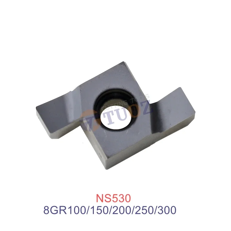 100% Original 8GR100 8GR150 8GR200 8GR250 8GR300 NS530 Metal Ceramics Insert 8GR 1.0 1.5 2.0 2.5 3.0 MM CNC Lathe Cutter