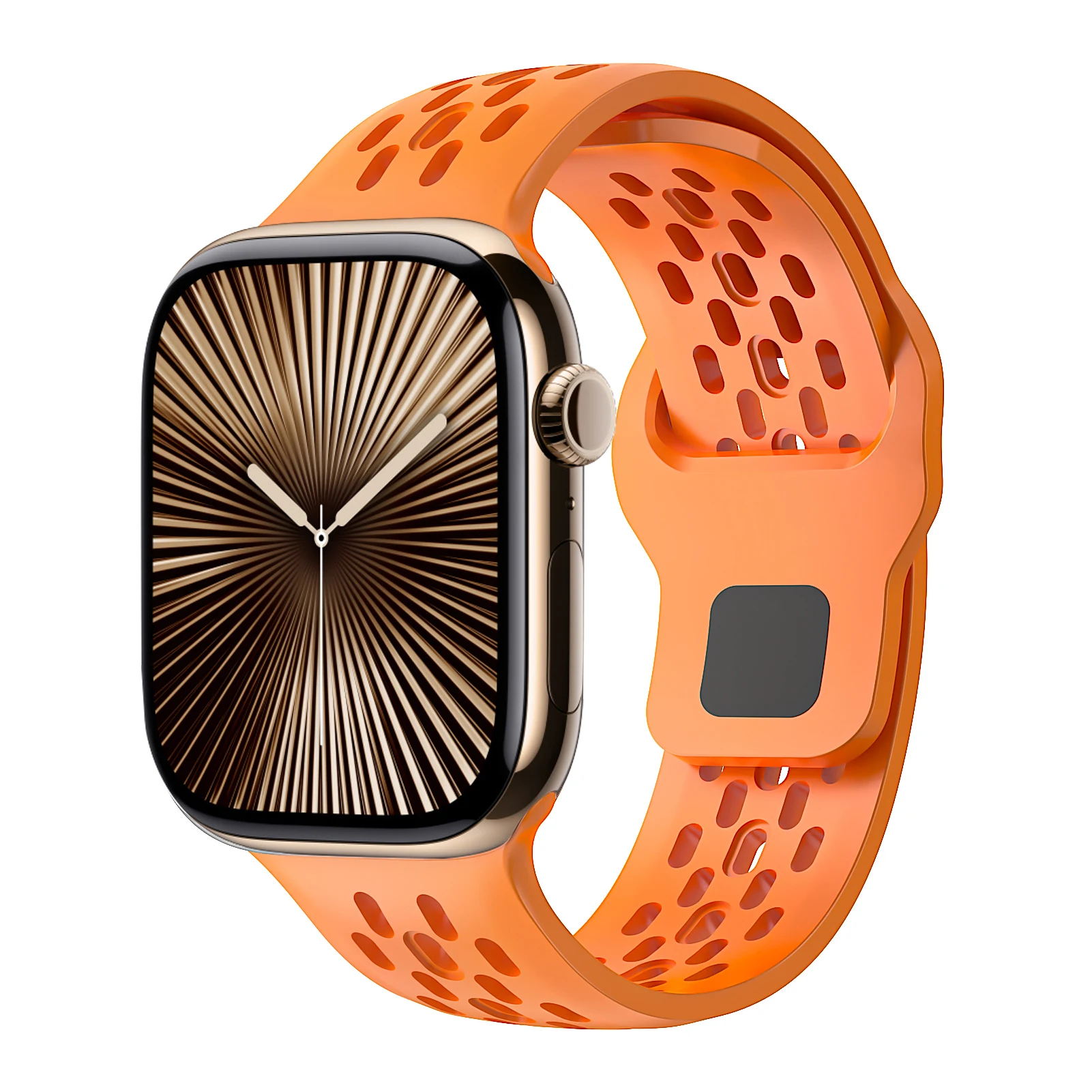 Silikonarmband für Apple Watch-Armbänder 46 mm 45 mm 44 mm 42 mm 41 mm 40 mm 38 mm Sport-Correa-Armband iWatch-Serie 11 10 9 8 7 6 SE 5 4