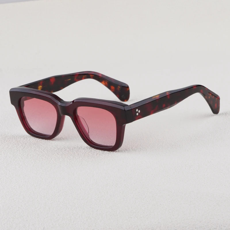 

JMM Fellini Square Acetate Sunglasses for Men and Women High Quality Brand Designer UV400Optical Prescription Luxury Eyeglasses