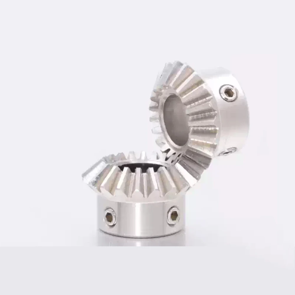 1Pc Round Bore 3-15mm 304 Stainless Steel 90 Degree 1/1.5 Module Bevel Gear Speed Ratio 1:1 15/20/25/30 Teeth Meshing Angle Gear