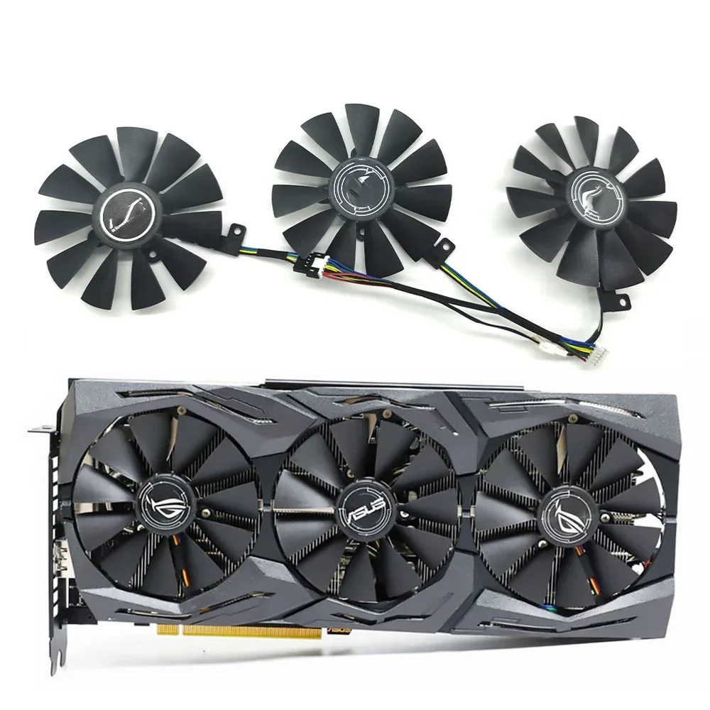 Nowy wentylator chłodzący 87MM PLD09210S12M PLD09210S12HH do kart graficznych ASUS Strix GTX 1060 OC 1070 1080 GTX 1080Ti RX 480