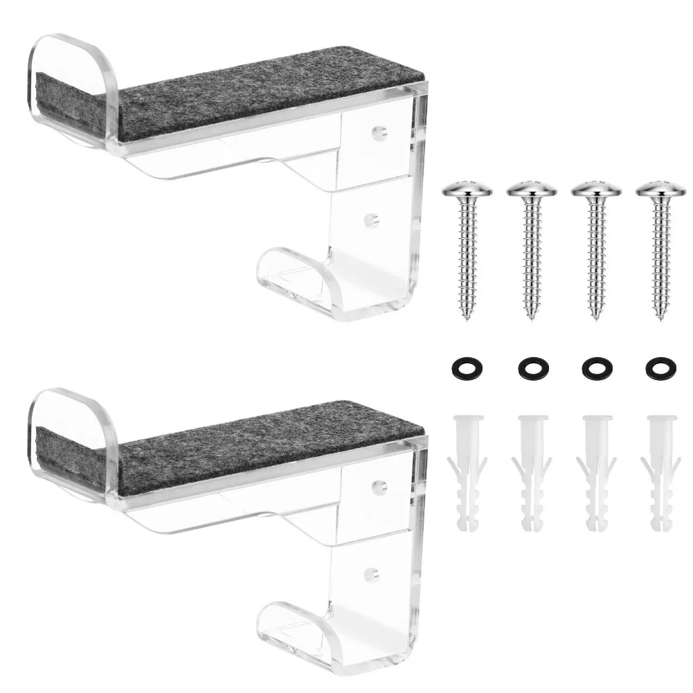 Sports Equipment Storage Wall Mount Holder Storage Hook Multi Functional Sports Gear Hanger 5MM Thickness Anti-slip Felt Pad