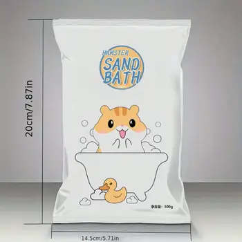 倉鼠沐浴沙 1袋 500克 柔軟無害的沐浴用品,倉鼠沙浴,倉鼠洗澡沙 12 最佳銷售 倉鼠沙 - №2