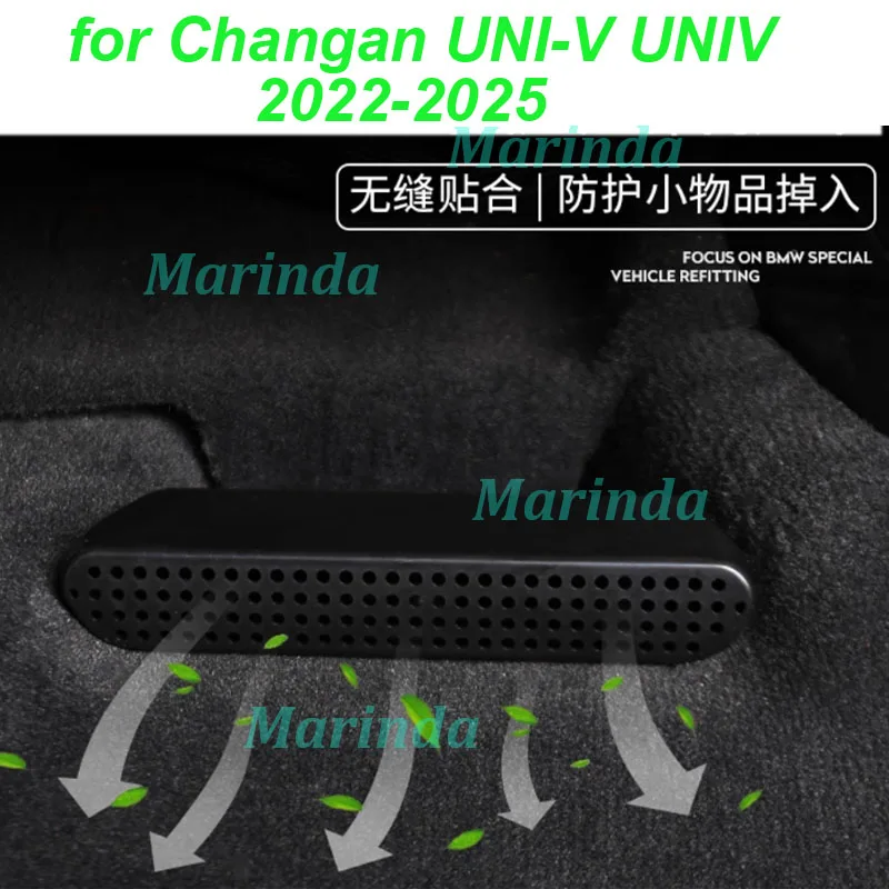 

Автомобильная крышка воздуховыпускного отверстия под сиденьем для Changan UNI-V UNIV 2022-2025, антиблокировочная вентиляционная защитная крышка из АБС-пластика, аксессуары для интерьера