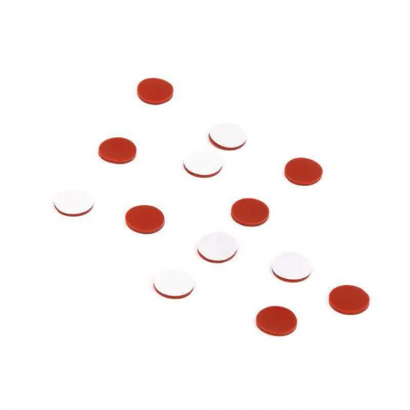 Tapa de polipropileno azul sin tapa superior, septum de PTFE rojo/silicona blanca de 9 mm para viales de cromatografía de 2 ml, repuesto Agilent, paquete de 100