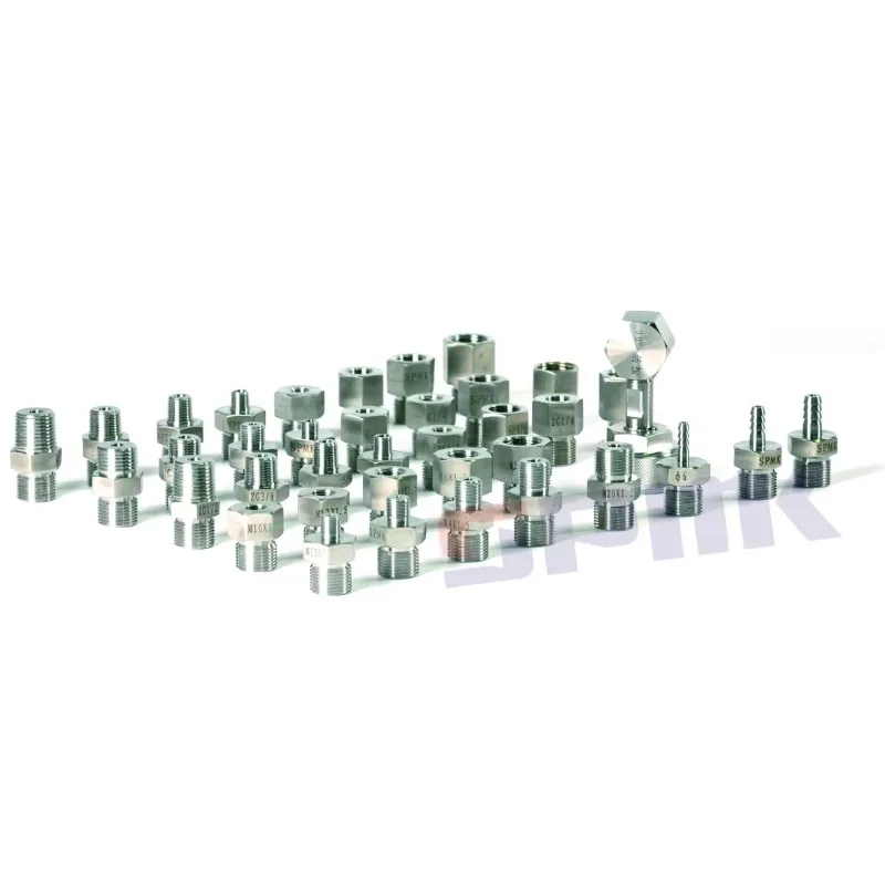 Pressure Calibration Accessories Pressure Sealing Connectors Pressure Gauge Adaptor in stock